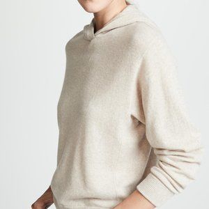 Vince Cream Cashmere Hoodie Size S